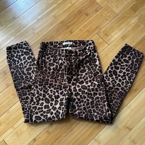 Good American Leopard Good Waist Jeans 0/25 - Picture 4 of 4